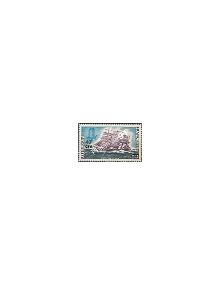 Timbres CFA n° 395 ** Bateaux    - Timbres de Reunion