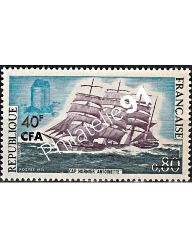 Timbres CFA n° 395 ** Bateaux    - Timbres de Reunion