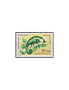 Timbres CFA n° 399 ** animaux   - Timbres de Reunion