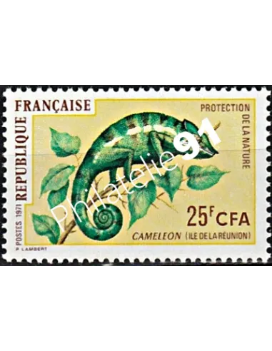 Timbres CFA n° 399 ** animaux   - Timbres de Reunion