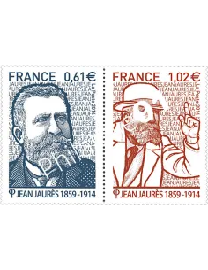 n° 4869-4870 - Jean Jaurès- collection timbres France