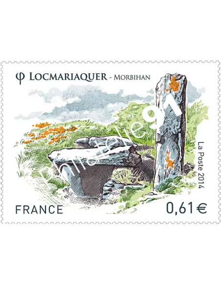 n° 4882 - Locmariaquer (Morbihan) - collection timbres France