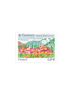 n° 4881 - Coaraze (Alpes-Maritimes) - collection timbres France