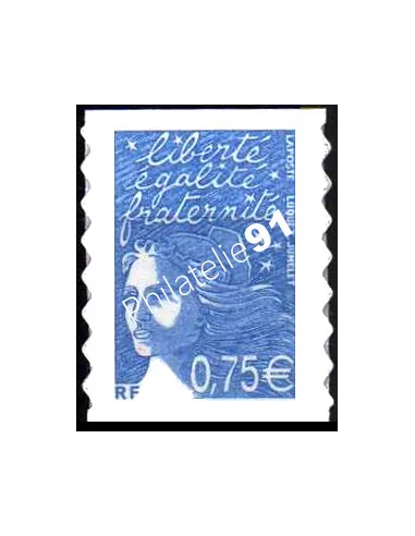 n° 48A - Type Marianne du 14 Juillet adhésif sans logo Collection timbres France