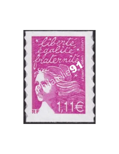 n° 48B - Type Marianne du 14 Juillet adhésif sans logo Collection timbres France