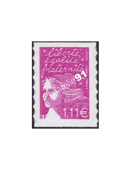 n° 48B - Type Marianne du 14 Juillet adhésif sans logo Collection timbres France
