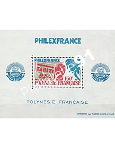Bloc-Feuillet n° 6 - Timbres de Polynésie