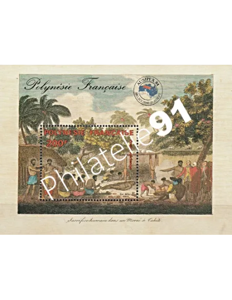 Bloc-Feuillet n° 10 - Timbres de Polynésie