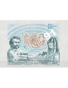 Bloc-Feuillet n° 13 - Timbres de Polynésie