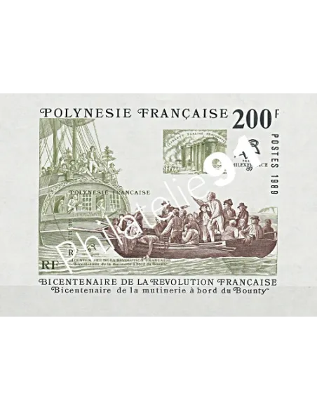 Polynésie, Bloc-Feuillet n° 15, collection timbres Dom-Tom
