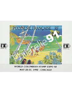 Bloc-Feuillet n° 20 - Timbres de Polynésie