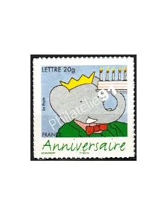 timbre adhésif n° 85A - Babar (3927B sans logo) Collection timbres France