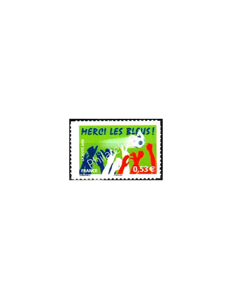 timbre n° 85B Merci les Bleus (3936B sans logo) Collection timbres France