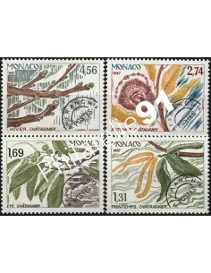 MONACO - Préoblitéré n° 94 à 97 Les 4 saisons du châtaignier - timbres Monaco