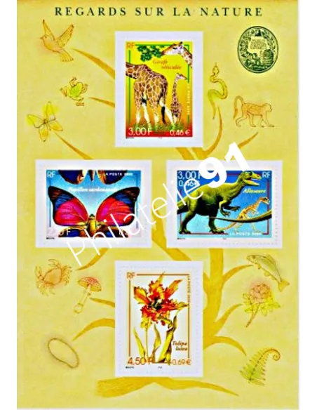 Bloc feuillet n° 31 - Regards sur la nature - Collection Timbres France