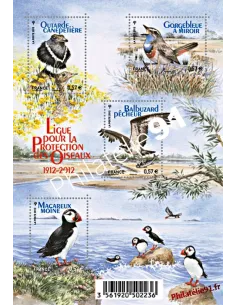 Feuille n° F 4656 - Protection des Oiseaux - Collection Timbres France