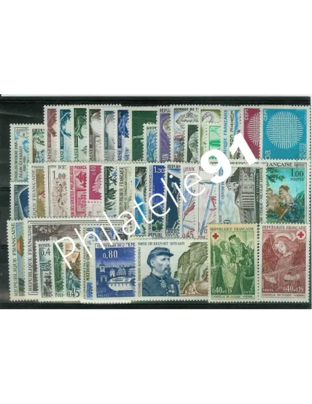 Année complète de timbres de France 1970 -  Collection Timbres France