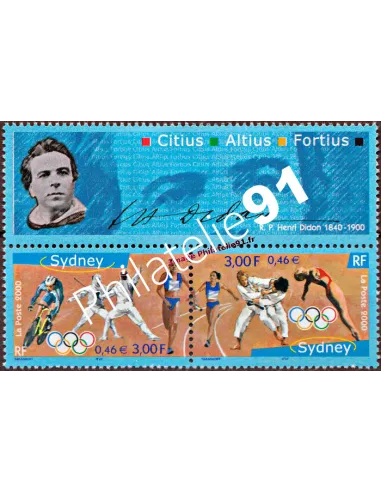 Timbre n° 3340Aa - J.O. de Sydney. La paire