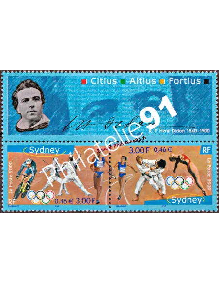 Timbre n° 3340Aa - J.O. de Sydney. La paire