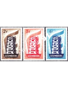Timbres de Luxembourg n° 514 à 516 - EUROPA 1956