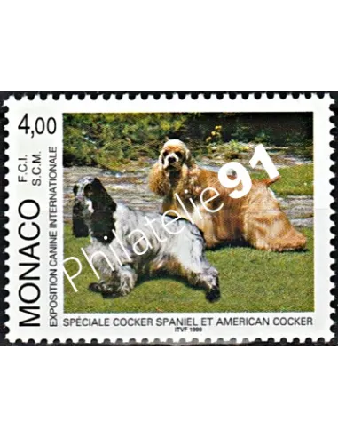 n° 2186  - Chien cocker - Timbres Monaco