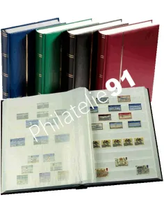 Classeur de timbres Basic LEUCHTTURM 16 pages blanches - Matériel philatélique