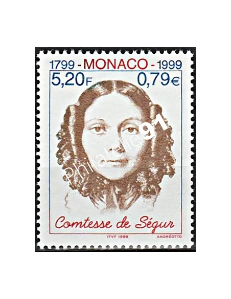 n° 2210  - Comtesse de Ségur - Timbres Monaco
