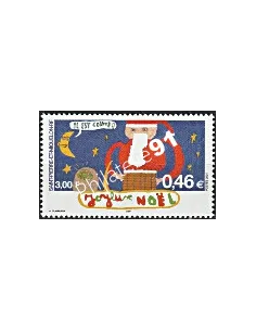 Timbre de Saint-Pierre et Miquelon n° 757, Noël, collection Dom-Tom