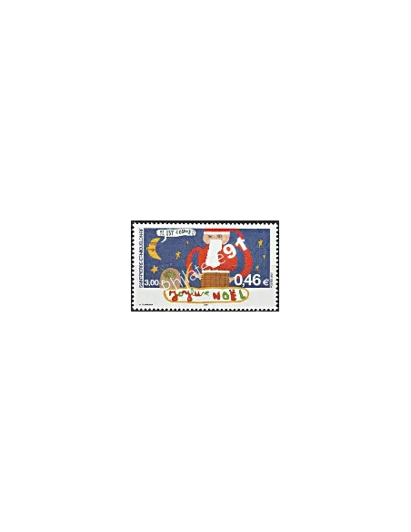 Timbre de Saint-Pierre et Miquelon n° 757, Noël, collection Dom-Tom