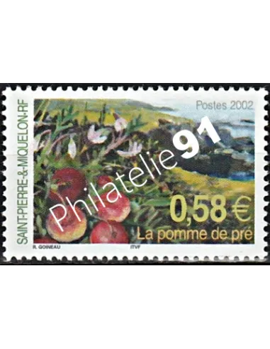 Timbre de Saint-Pierre et Miquelon n° 777, fruits, Timbres dom tom