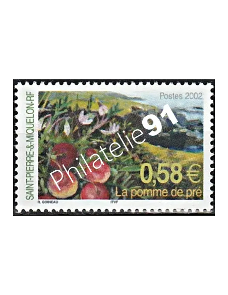 Timbre de Saint-Pierre et Miquelon n° 777, fruits, Timbres dom tom
