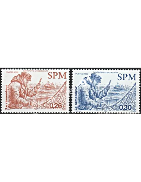Timbres de Saint-Pierre et Miquelon n° 778 à 779 - Timbres dom tom
