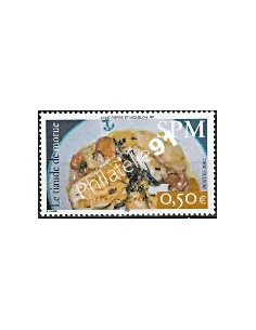 Timbre de Saint-Pierre et Miquelon n° 781, plat, Timbres dom tom