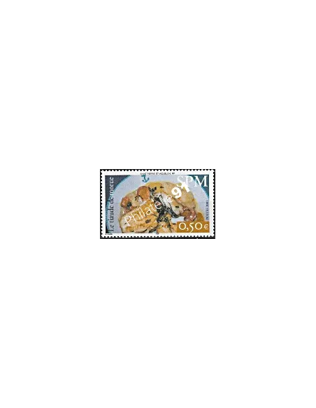 Timbre de Saint-Pierre et Miquelon n° 781, plat, Timbres dom tom