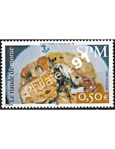 Timbre de Saint-Pierre et Miquelon n° 781, plat, Timbres dom tom