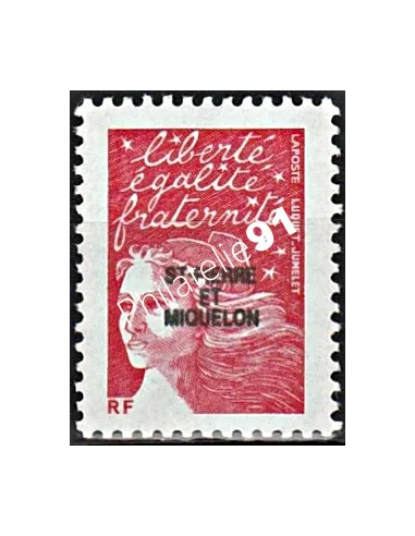 Timbre de Saint-Pierre et Miquelon n° 783, Marianne, Timbres dom tom