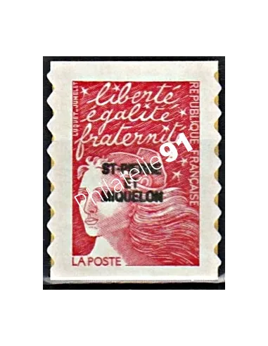 Timbre de Saint-Pierre et Miquelon n° 791, Marianne, Timbres dom tom