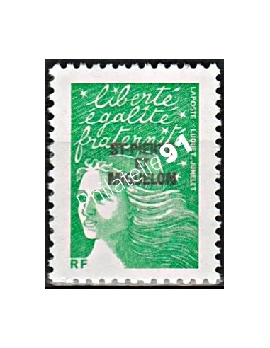Timbre de Saint-Pierre et Miquelon n° 793, Marianne, Timbres dom tom