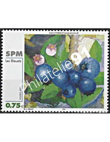 Timbre de Saint-Pierre et Miquelon n° 794, art, Timbres dom tom