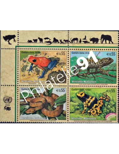 Timbres d'ONU - VIENNE - Série2006 - Espèces animales menacées d'extinction (XII)