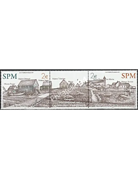 Timbre de Saint-Pierre et Miquelon n° 796-797, Timbres dom tom