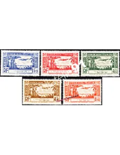 Timbres du Togo - P.A. n° 1 à 5 - Avion, timbres des colonies françaises