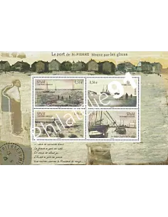 Bloc n° 14 de Saint pierre et Miquelon, collection Dom-Tom