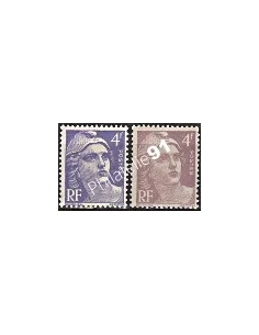 Variété du Timbre n° 718 - Collection timbres France