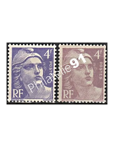 Variété du Timbre n° 718 - Collection timbres France