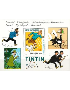 Bloc de timbre de France   28  Tintin