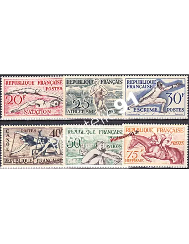 Timbres de France  n°960 à 965, J.O Helsinski, Collection Timbres France