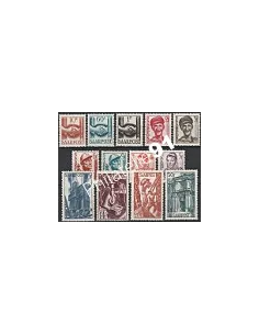 SARRE - n° 231 à 243  - Timbres des Colonie françaises