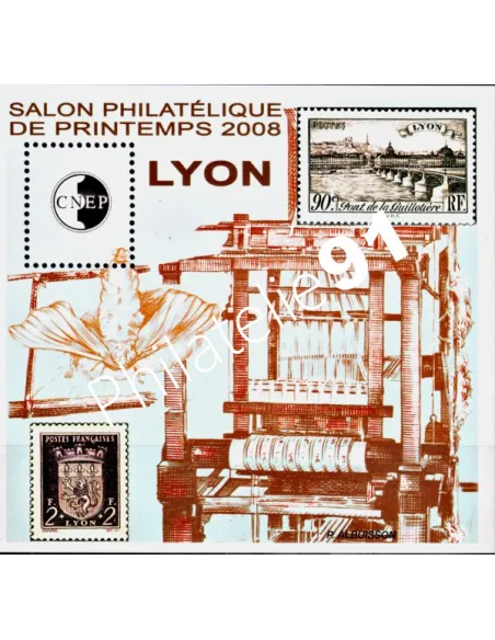 BLOC C.N.E.P. n° 50 - "LYON 2008" - collection timbres France