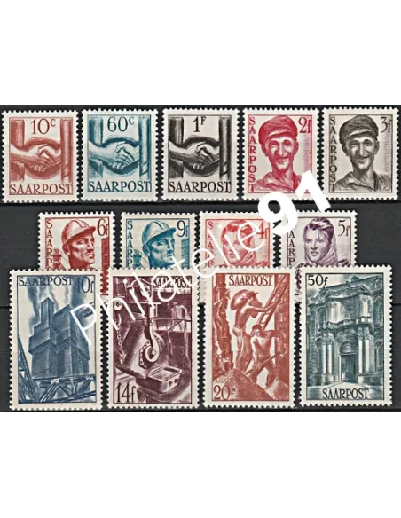 SARRE,n° 231 à 243,Timbres des Colonie françaises